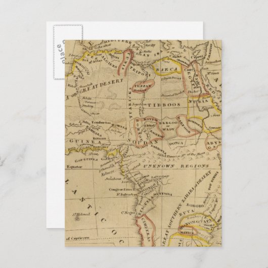 Afrika 4 briefkaart (Voorkant / Achterkant)