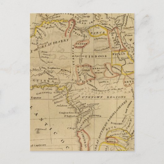 Afrika 4 briefkaart (Voorkant)