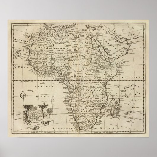 Afrika 5 poster (Voorkant)