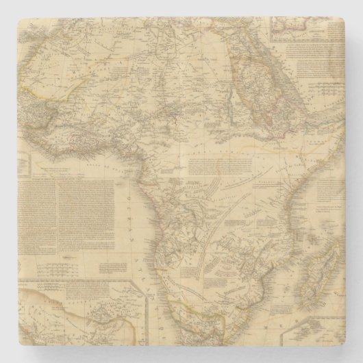 Afrika 5 stenen onderzetter (Voorkant)