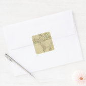 Afrika 6 vierkante sticker (Envelop)