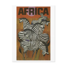 Afrika, Afrikaanse zebra, savanne, vintage reis