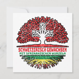 Afrika Afrikanisch Schweizer Schweiz Baum Wurzel Kaart