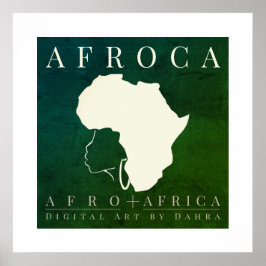 AFRIKA AFRO POSTER