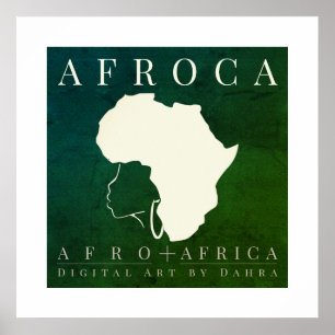 AFRIKA AFRO POSTER