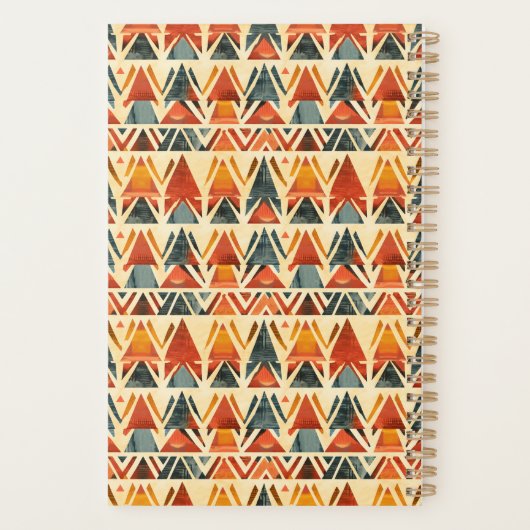 Afrika Amhara Ethiopië Boho Folklore Fiesta Planner (Achterkant)