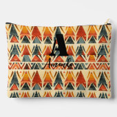 Afrika Amhara Ethiopië Geometrisch Etnisch Patroon Etui (Achterkant)