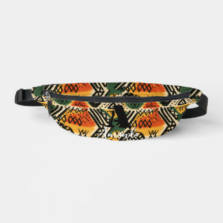 Afrika Amhara Ethiopië Geometrisch Etnisch Patroon Heuptasje