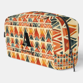 Afrika Amhara Ethiopië Geometrisch Etnisch Patroon Toilettasje