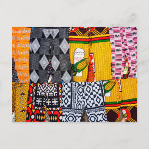 Afrika, Angola, Benguela. Felgekleurde Broeken Briefkaart