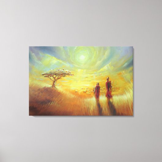 Afrika - Artiest: Smeet K. Gusani Canvas Afdruk (Voorkant)