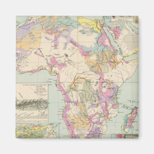 Afrika - Atlas-kaart van Afrika Magneet