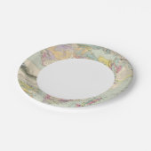 Afrika - Atlas-kaart van Afrika Papieren Bordje (Gekanteld)