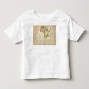 Afrika Atlas Map 2 Kinder Shirts