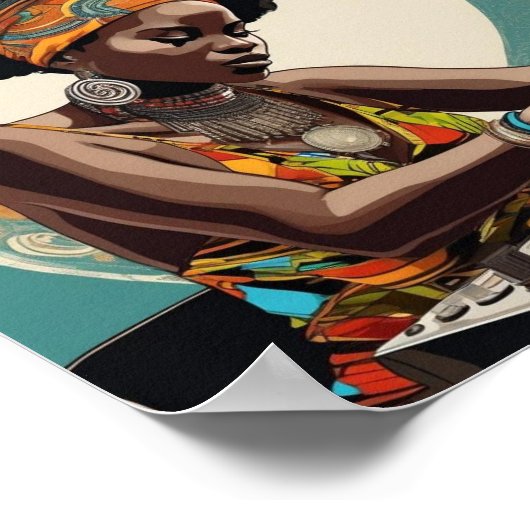 afrika bambaataa poster (Hoek)