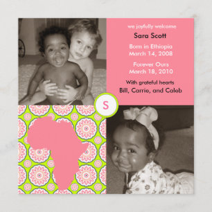 Afrika Blok: Roze Flora Aankondiging