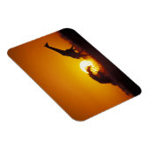 Afrika, Botswana, Chobe National Park, Giraffe 2 Magneet (Rechterzijde)