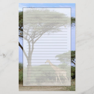 Afrika, Botswana, Okavango Delta. Zuidelijk Briefpapier