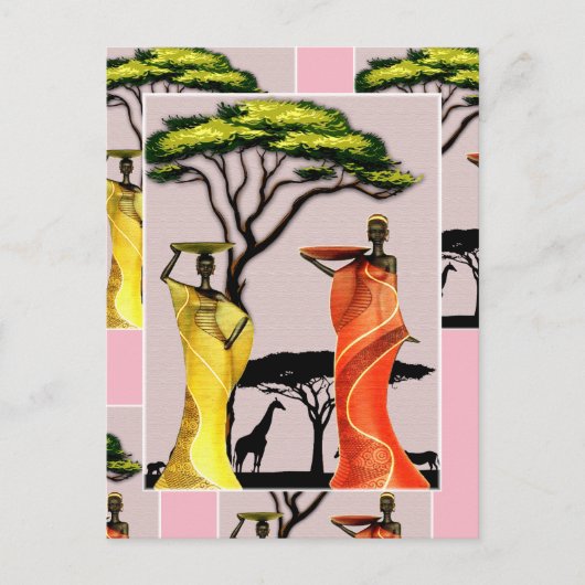 Afrika Briefkaart (Voorkant)