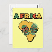 Afrika Briefkaart (Voorkant / Achterkant)