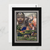 Afrika Briefkaart (Voorkant / Achterkant)