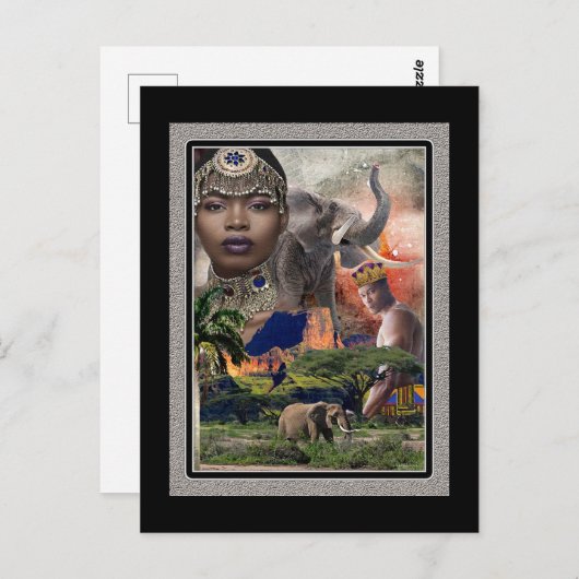 Afrika Briefkaart (Voorkant / Achterkant)