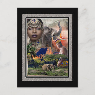 Afrika Briefkaart