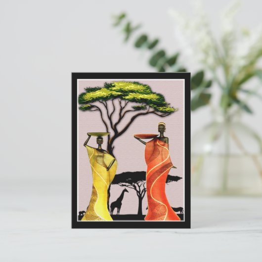 Afrika Briefkaart (Staand voorkant)