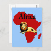 Afrika Briefkaart (Voorkant / Achterkant)