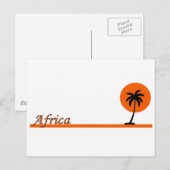 AFRIKA BRIEFKAART (Voorkant / Achterkant)