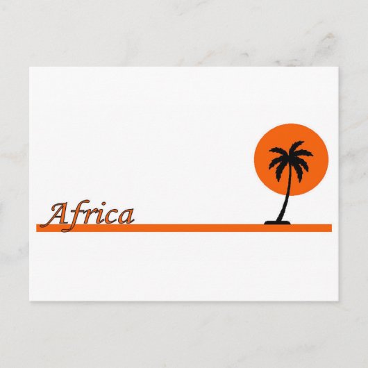 AFRIKA BRIEFKAART (Voorkant)
