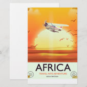Afrika Briefpapier (Voorkant / Achterkant)