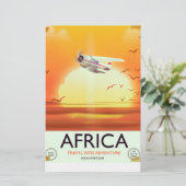 Afrika Briefpapier (Staand voorkant)