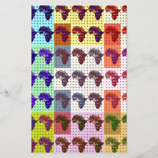 Afrika Briefpapier (Voorkant)