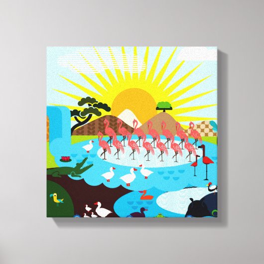 Afrika Canvas Afdruk (Voorkant)