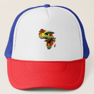 Afrika Continent Sunset Safari Natuur Wild Life Trucker Pet