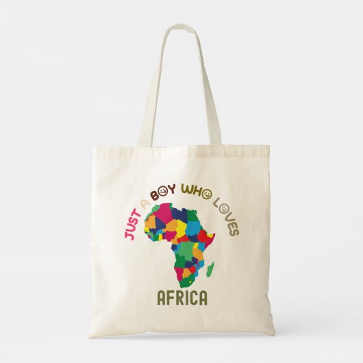 Afrika continent tote bag (Achterkant)