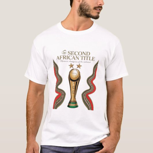 Afrika Cup in Marokko T-shirt (Voorkant)