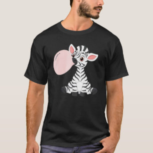Afrika Dierroze Bubblegum Baby Zebra T-shirt