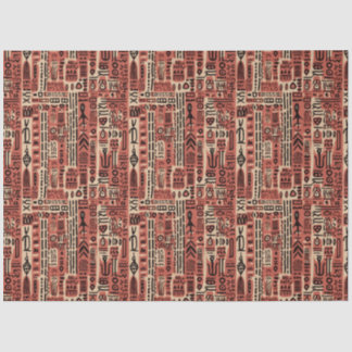 Afrika Dogon Mali Etnische Tribale Waterverf Patro Tissuepapier