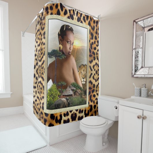 Afrika Douchegordijn (In situ)