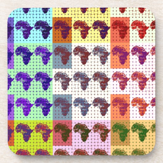 Afrika Drankjes Onderzetter (Voorkant)