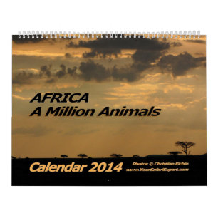 AFRIKA - Een miljoen dieren kalender 2014 (twee bl