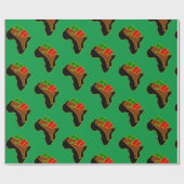 Afrika Eerste Kerstfeestdag Homeland Cadeaupapier (Vlak)