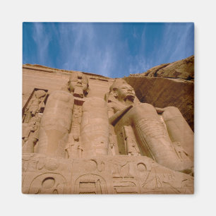 Afrika, Egypte, Abu Simbel, Ramses II en Magneet