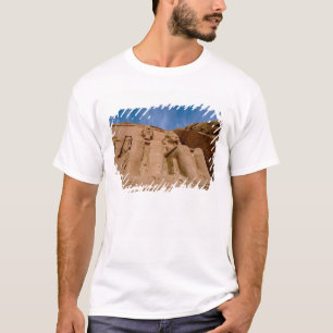 Afrika, Egypte, Abu Simbel, Ramses II en T-shirt