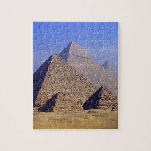 Afrika, Egypte, Caïro, Giza. Grote piramiden Legpuzzel (Verticaal)