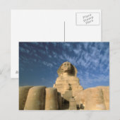Afrika, Egypte, Caïro, Giza Plateau. Sphinx Briefkaart (Voorkant / Achterkant)