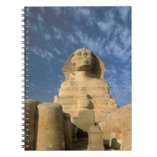 Afrika, Egypte, Caïro, Giza Plateau. Sphinx Notitieboek