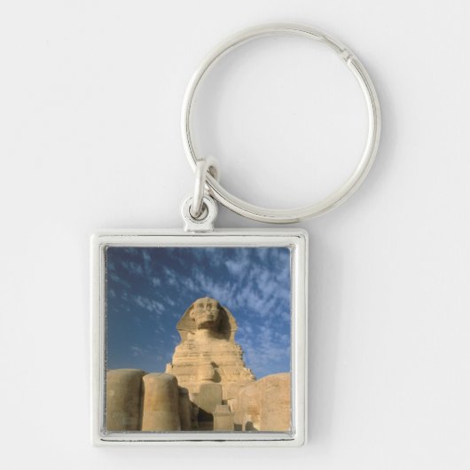 Afrika, Egypte, Caïro, Giza Plateau. Sphinx Sleutelhanger (Voorkant)